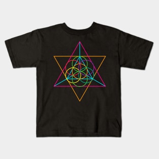 Triangular Color Sunshine Kids T-Shirt